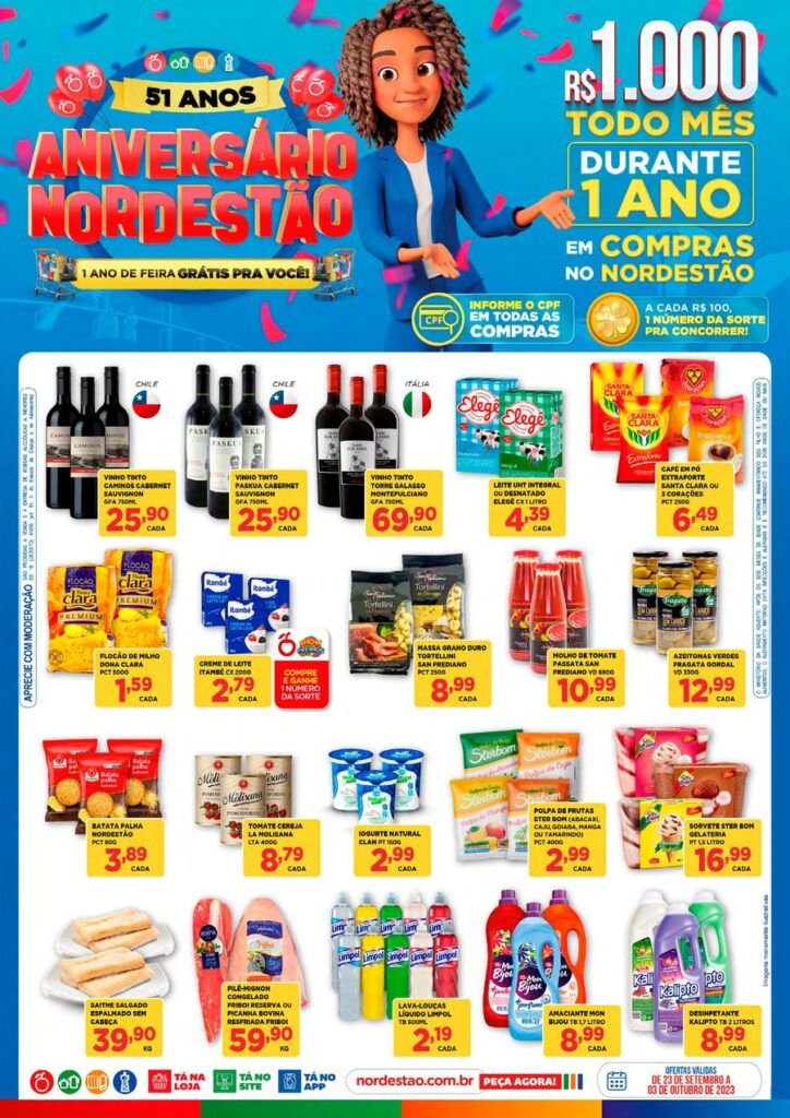 Compra de Supermercado do mês de Outubro 